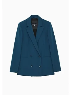 Online Giacca Doppiopetto in Crepe / Donna Giacche