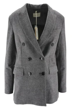 Clearance Giacca Doppiopetto in Jersey / Donna Giacche