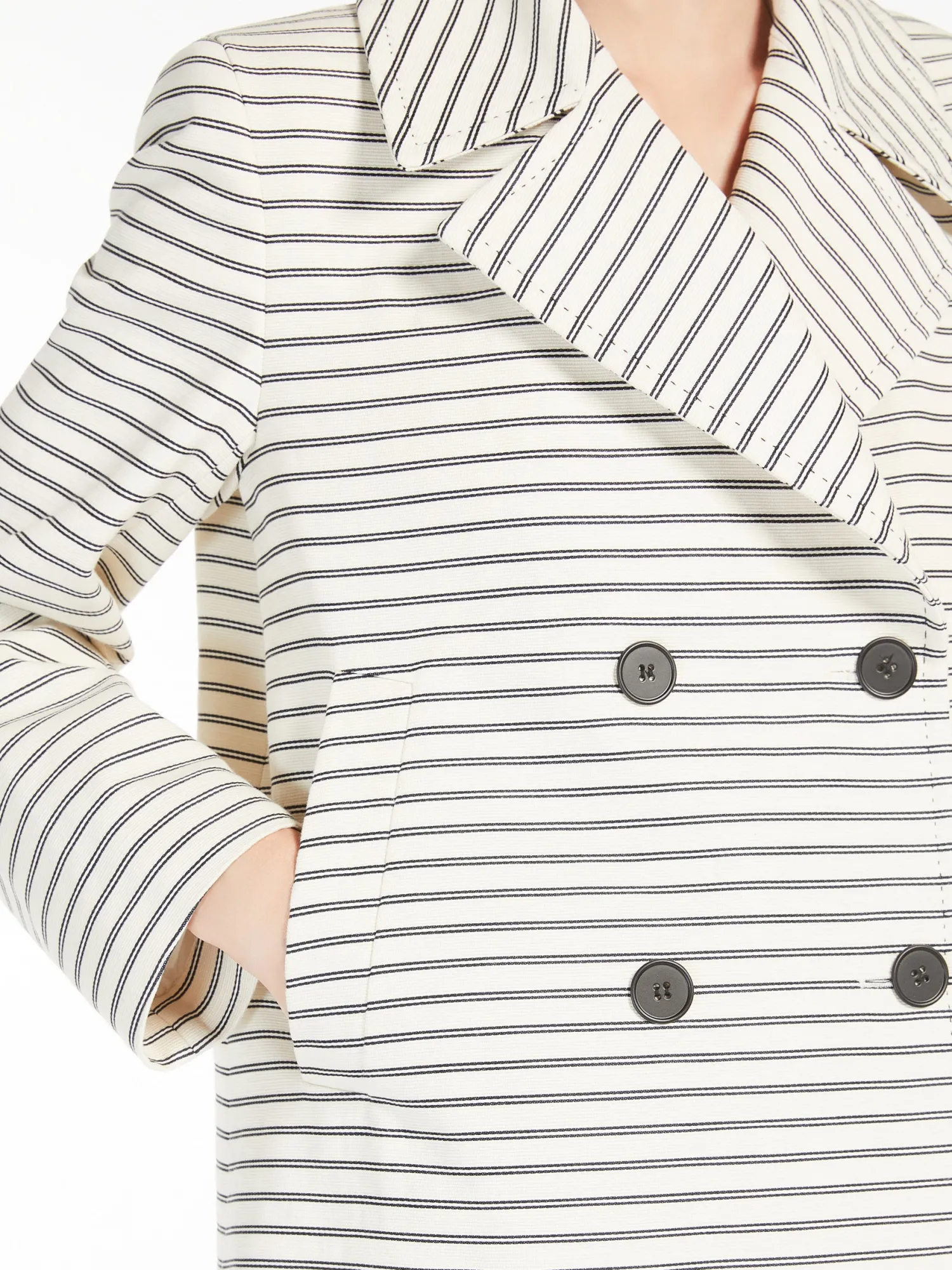 Giacca in Cotone a Righe / Donna Giacche