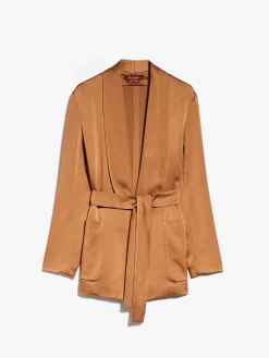 Outlet Giacca in Envers Satin / Donna Giacche