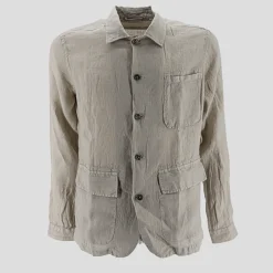New Giacca in Puro Lino / Uomo Camicie