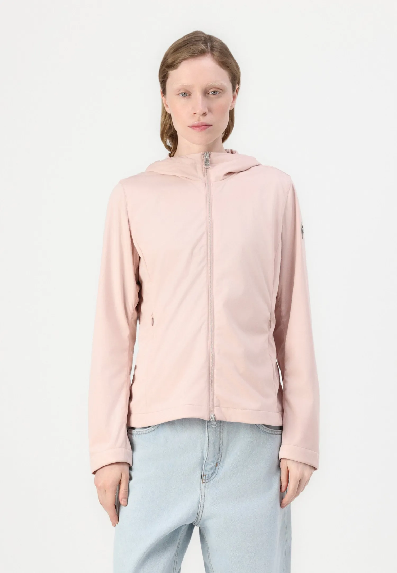 New Giacca in Softshell con Cappuccio / Donna Giubbini