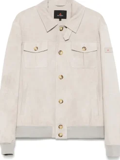 Best Giacca in Suede Destiny Suede 01 / Beige Uomo Giubbotti