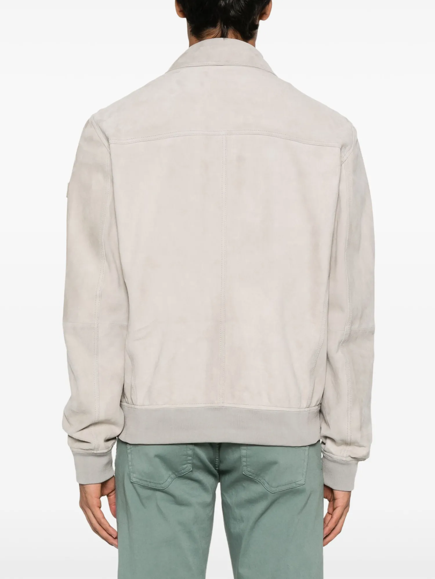 Best Giacca in Suede Destiny Suede 01 / Beige Uomo Giubbotti