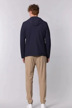New Giacca in Tessuto Bistretch / Blu Uomo Giubbotti