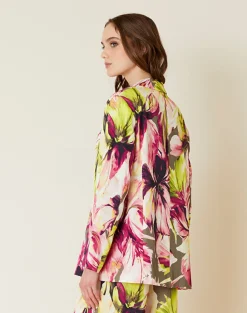 Online Giacca Monopetto con Fantasia / Donna Giacche