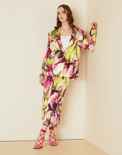 Online Giacca Monopetto con Fantasia / Donna Giacche