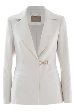 Discount Giacca Monopetto con Fibbia / Beige Donna Giacche