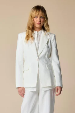 Sale Giacca Monopetto con Spilla / Donna Giacche
