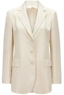 Clearance Giacca Monopetto in Viscosa Lino / Donna Giacche
