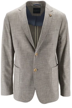 Online Giacca Regular Fit in Cotone / Beige Uomo Giacche