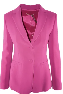 Outlet Giacca Slim Fit Monopetto / Fucsia Donna Giacche