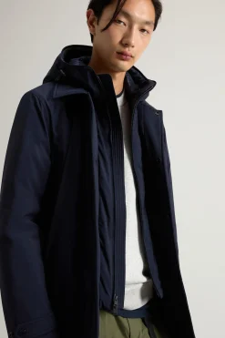 Online Giaccone 2 in 1 in Nylon Elasticizzato / Uomo Giubbotti