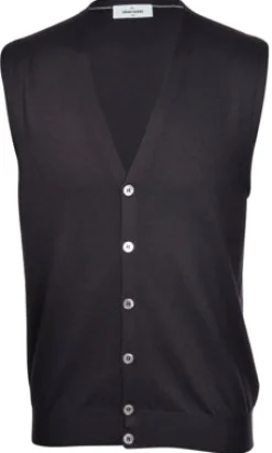 Sale Gilet in Lana Merinos con Bottoni / Uomo Maglieria