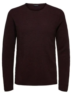 Best Girocollo Tramato in Cotone / Uomo Maglieria