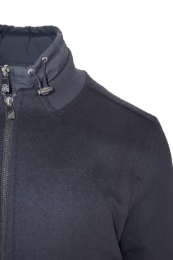 Clearance Giubbino in Lana con Pettorina / Blu Uomo Giubbotti