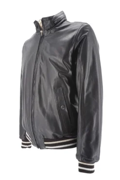 Online Giubbino in pelle reversibile / Marrone Uomo Giubbotti