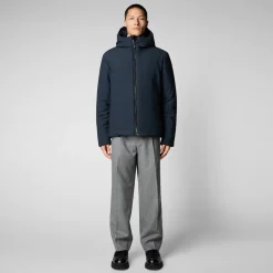 Outlet Giubbino in Soft Shell con Cappuccio / Uomo Giubbotti