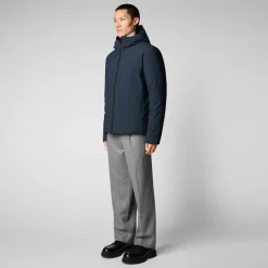 Outlet Giubbino in Soft Shell con Cappuccio / Uomo Giubbotti