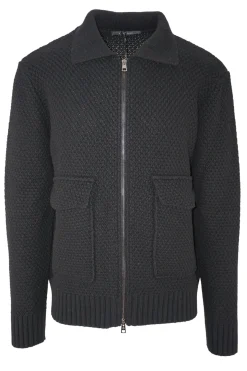 Sale Giubbotto in Lana con Zip / Uomo Giubbotti