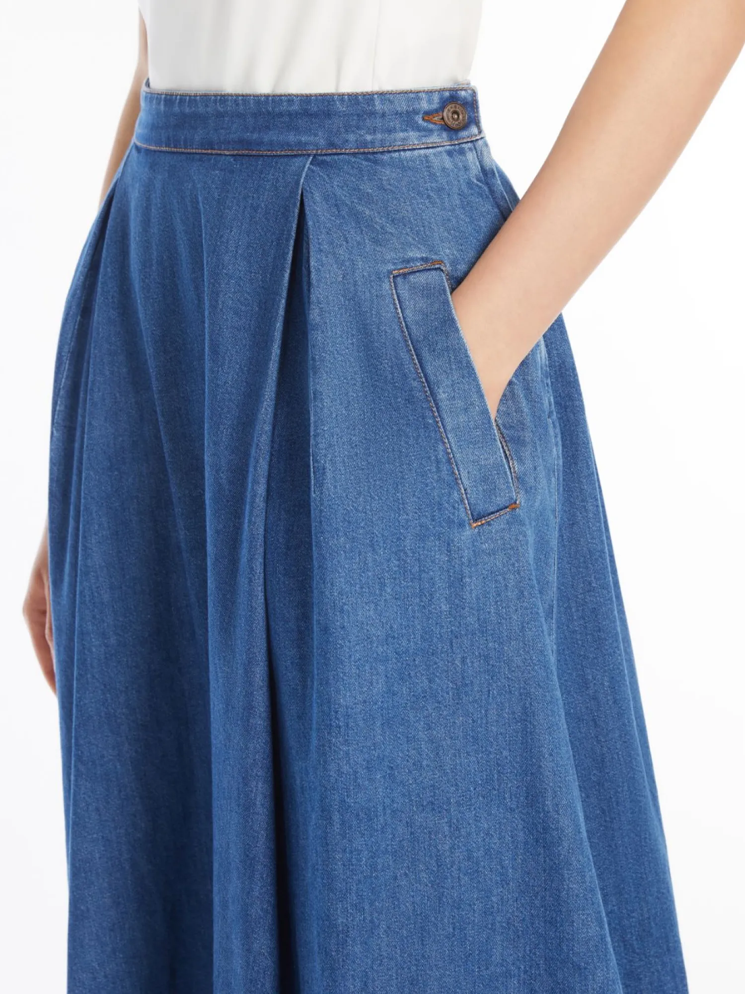 Sale Gonna in Denim di Cotone / Donna Gonne|Denim