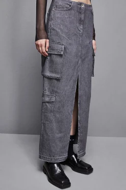 Outlet Gonna Lunga in Jeans / Donna Gonne