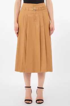 Outlet Gonna Midi a Pieghe / Donna Gonne