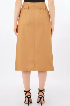 Outlet Gonna Midi a Pieghe / Donna Gonne