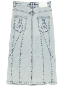 Sale Gonna Midi in Denim / Donna Gonne|Denim