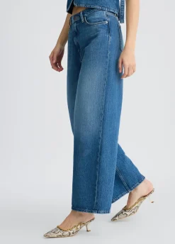 Discount Baggy a Vita Bassa / Donna Denim