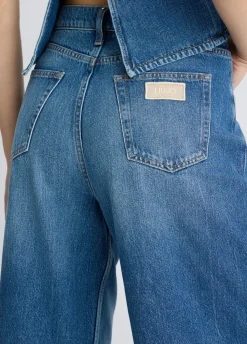 Discount Baggy a Vita Bassa / Donna Denim