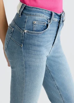 Hot Bootcut a Vita Alta / Donna Denim