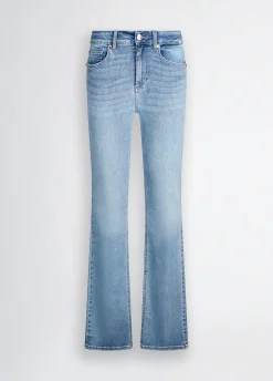 Hot Bootcut a Vita Alta / Donna Denim