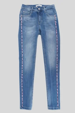 Hot Chiaro con Applicazione / Donna Denim
