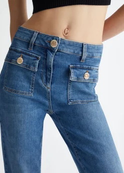 Online Cropped Svasati / Donna Denim