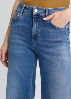 Outlet Flare con Cintura / Donna Denim