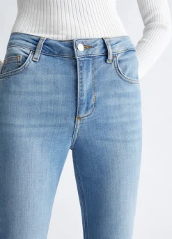 Outlet Flare Fit a Vita Alta / Donna Denim