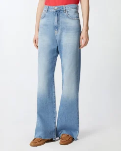 Discount Palazzo in Denim / Donna Denim