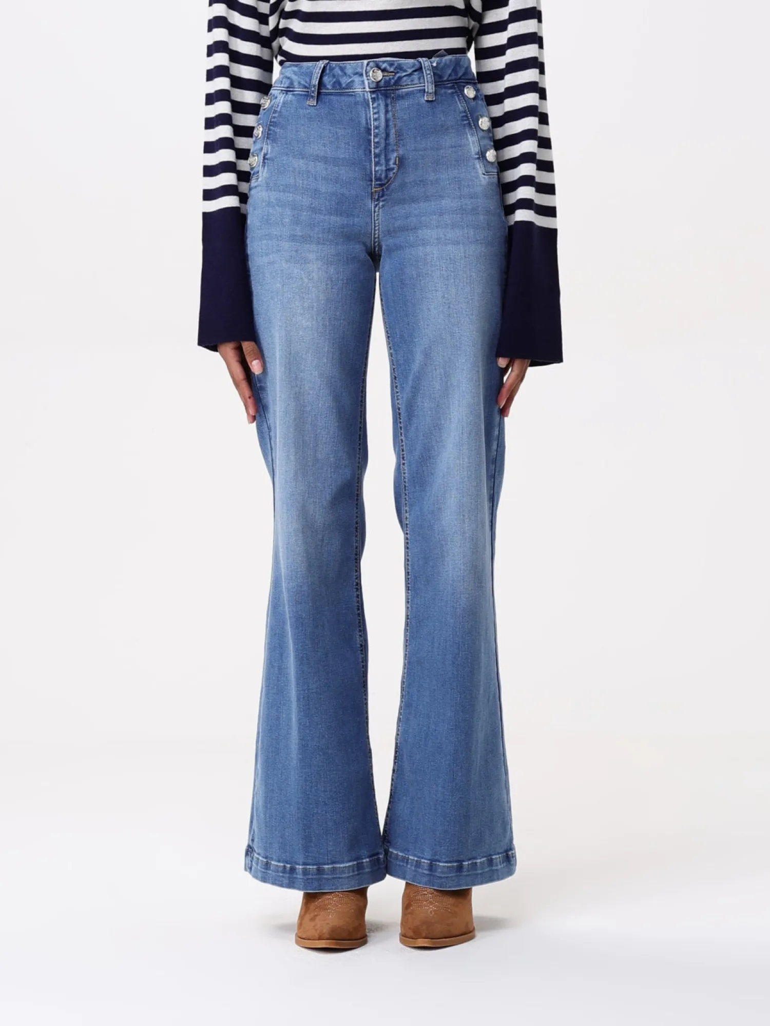 Hot Stretch con Dettagli / Donna Denim