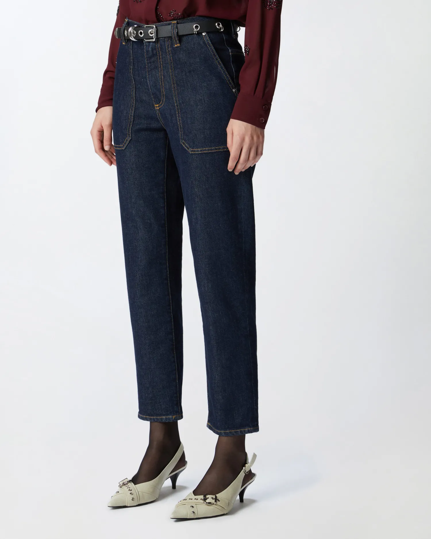 Outlet Workwear Lavaggio Scuro / Donna Denim