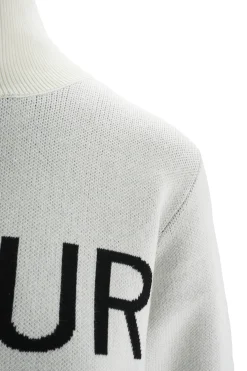 Discount Maglia a Collo Alto con Ricamo / Donna Maglieria