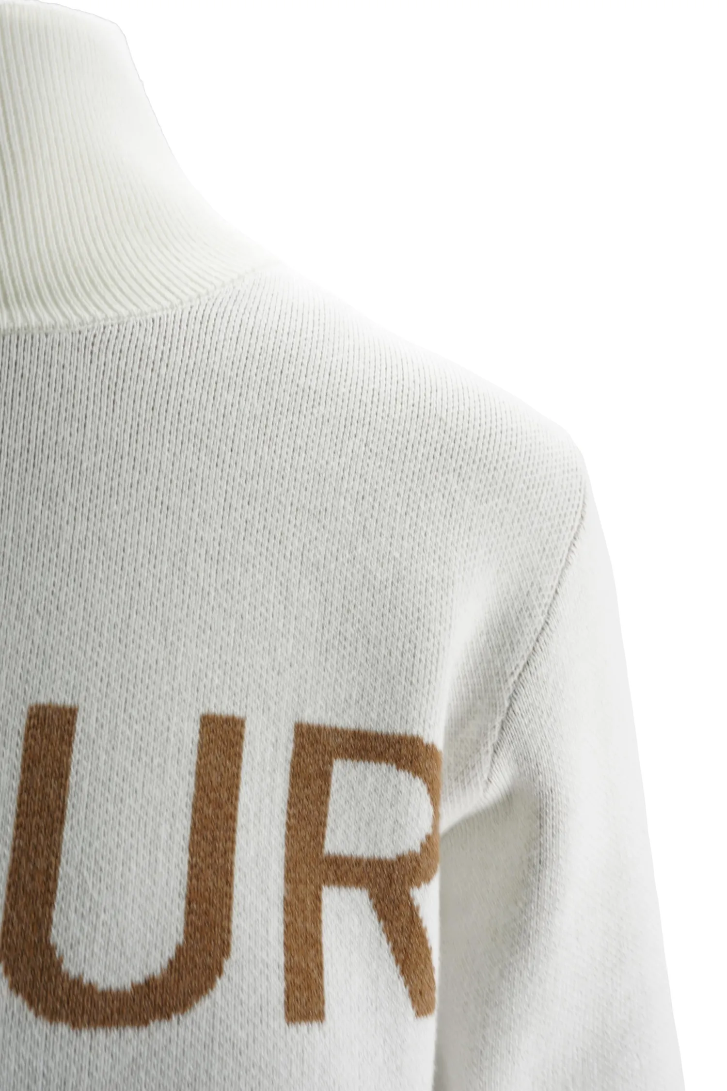 Online Maglia a Collo Alto con Ricamo / Donna Maglieria