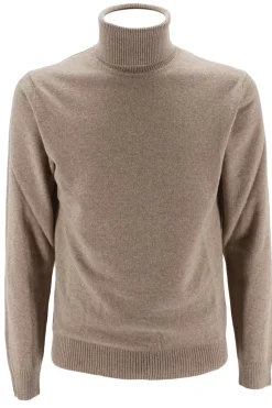Clearance Maglia a Collo Alto in Cashmere Riciclato / Uomo Maglieria