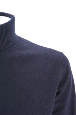 Maglia a Collo Alto in Cashmere Riciclato / Uomo Maglieria