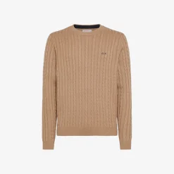 Outlet Maglia a Costine con Logo / Uomo Maglieria