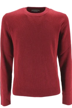 Hot Maglia a Costine in Seta e Cashmere / Uomo Maglieria