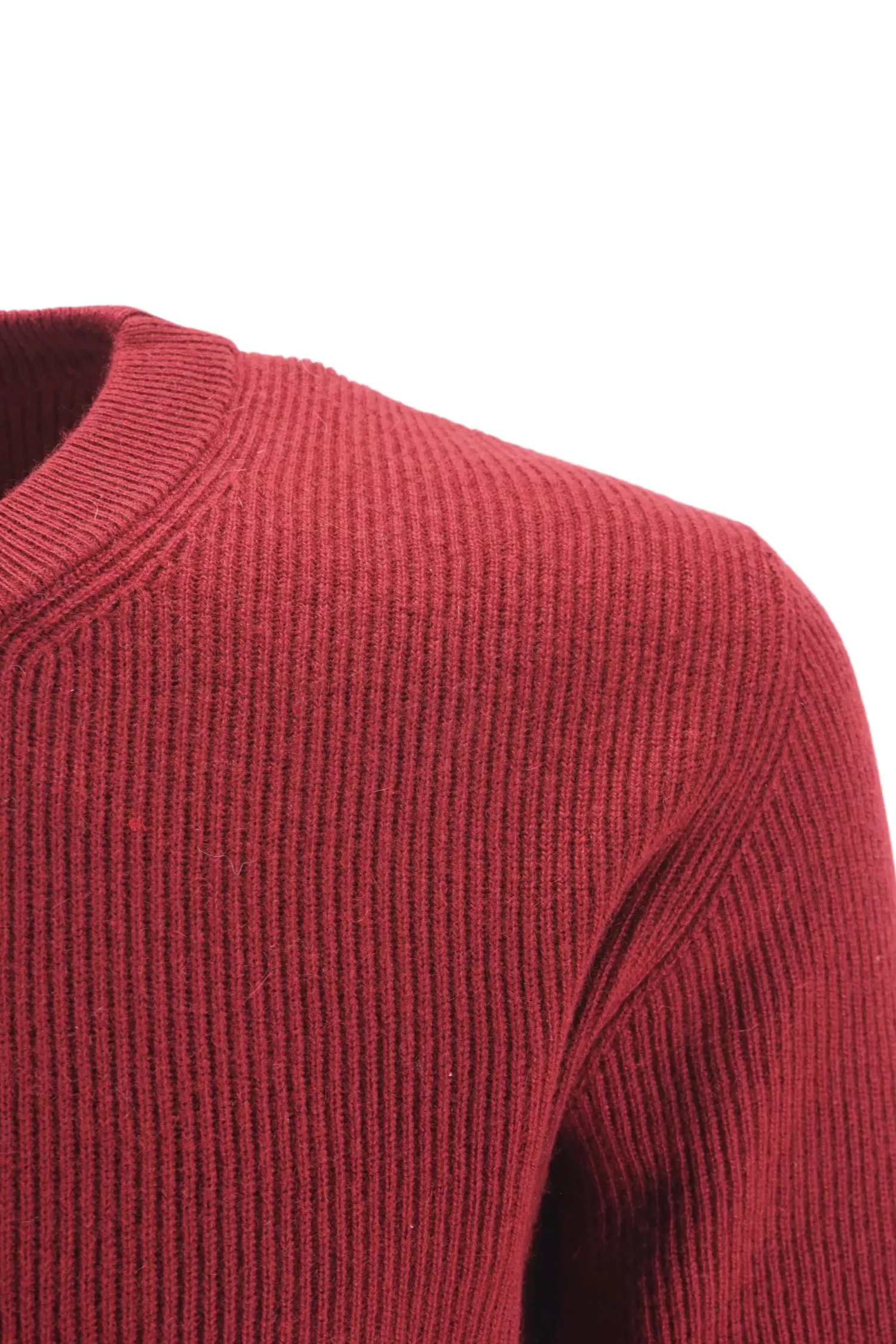 Hot Maglia a Costine in Seta e Cashmere / Uomo Maglieria