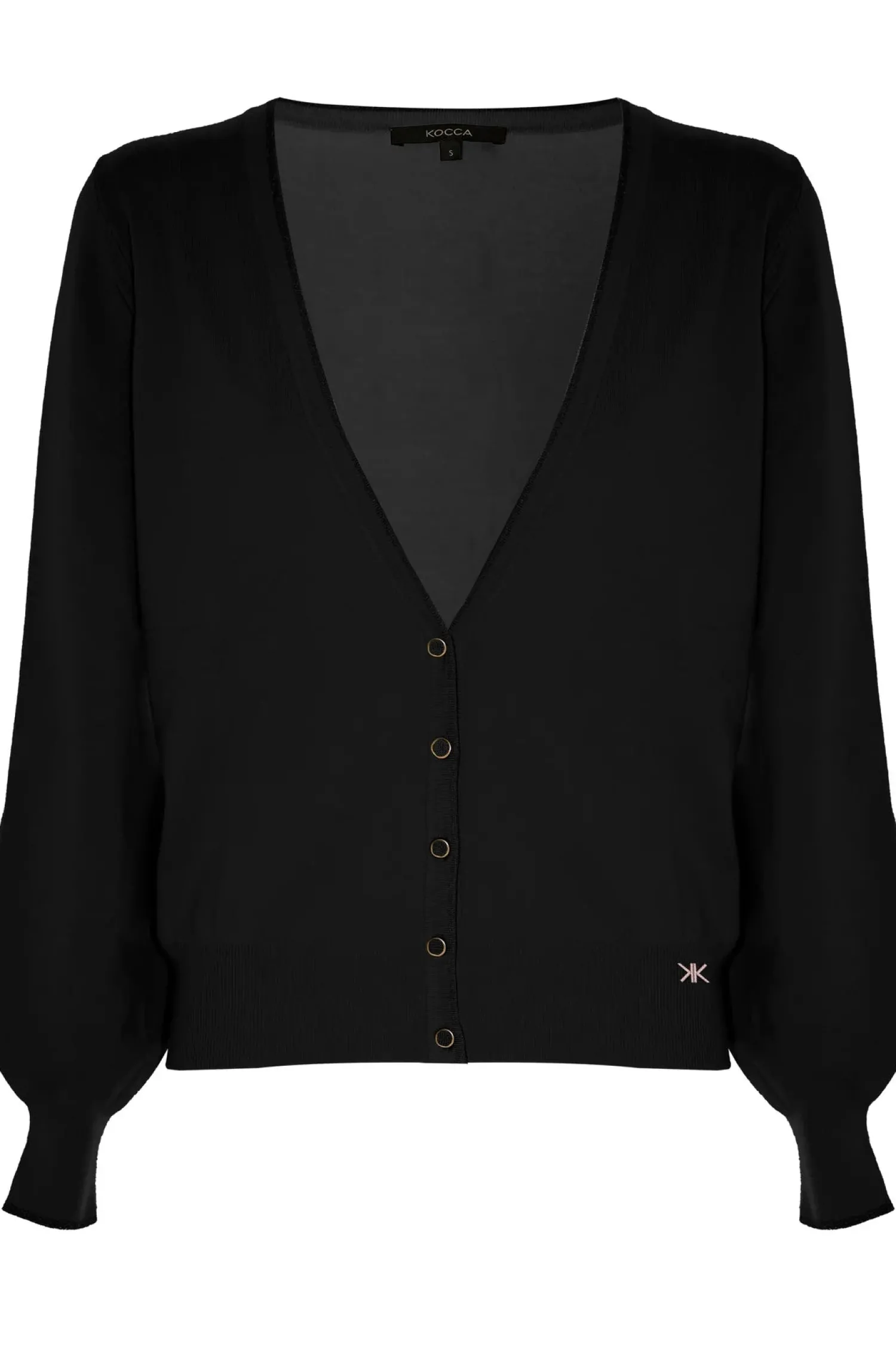 Outlet Maglia Cardigan con Bordature a Contrasto / Donna Maglieria