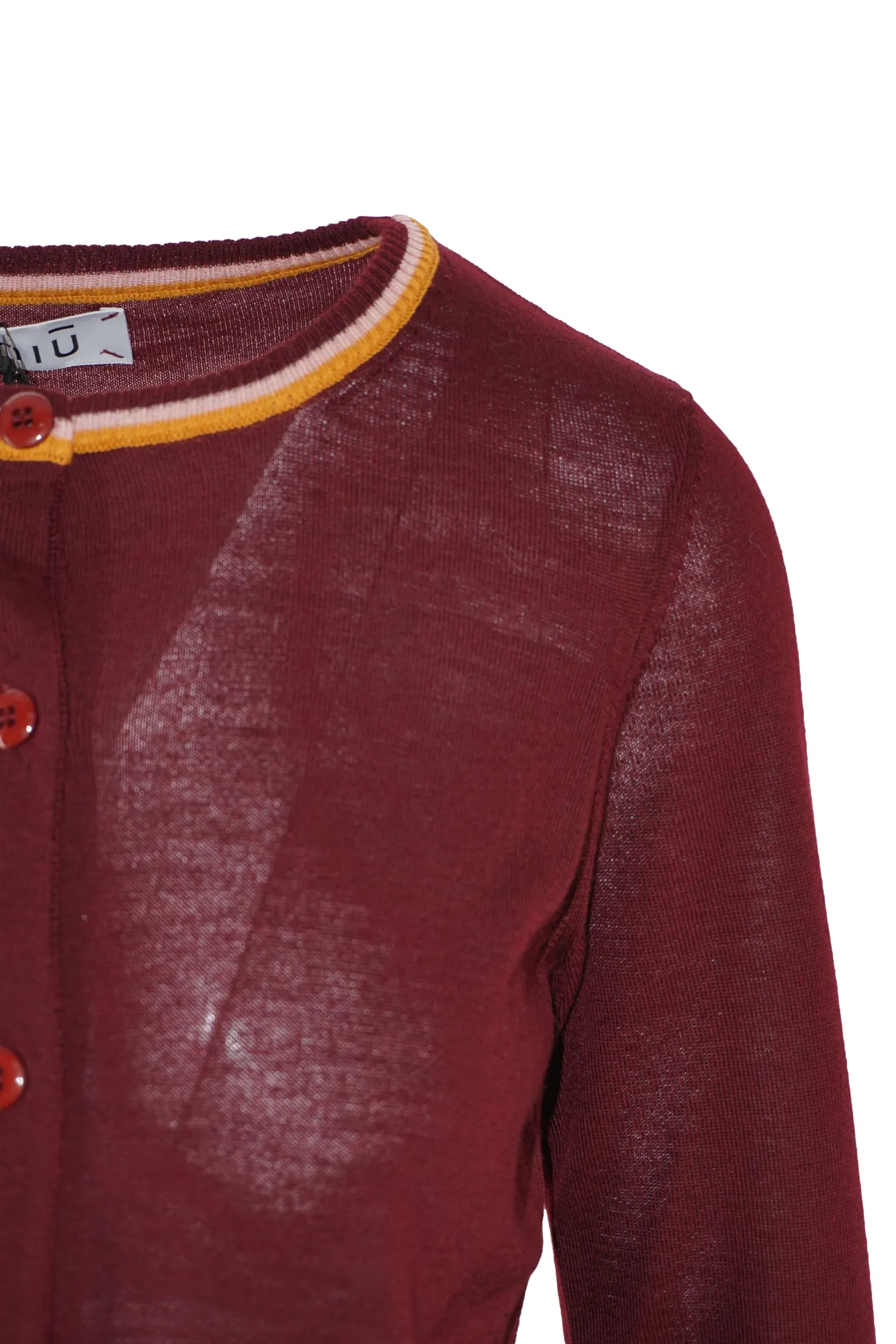 Discount Maglia Cardigan con Dettagli a Contrasto / Donna Maglieria
