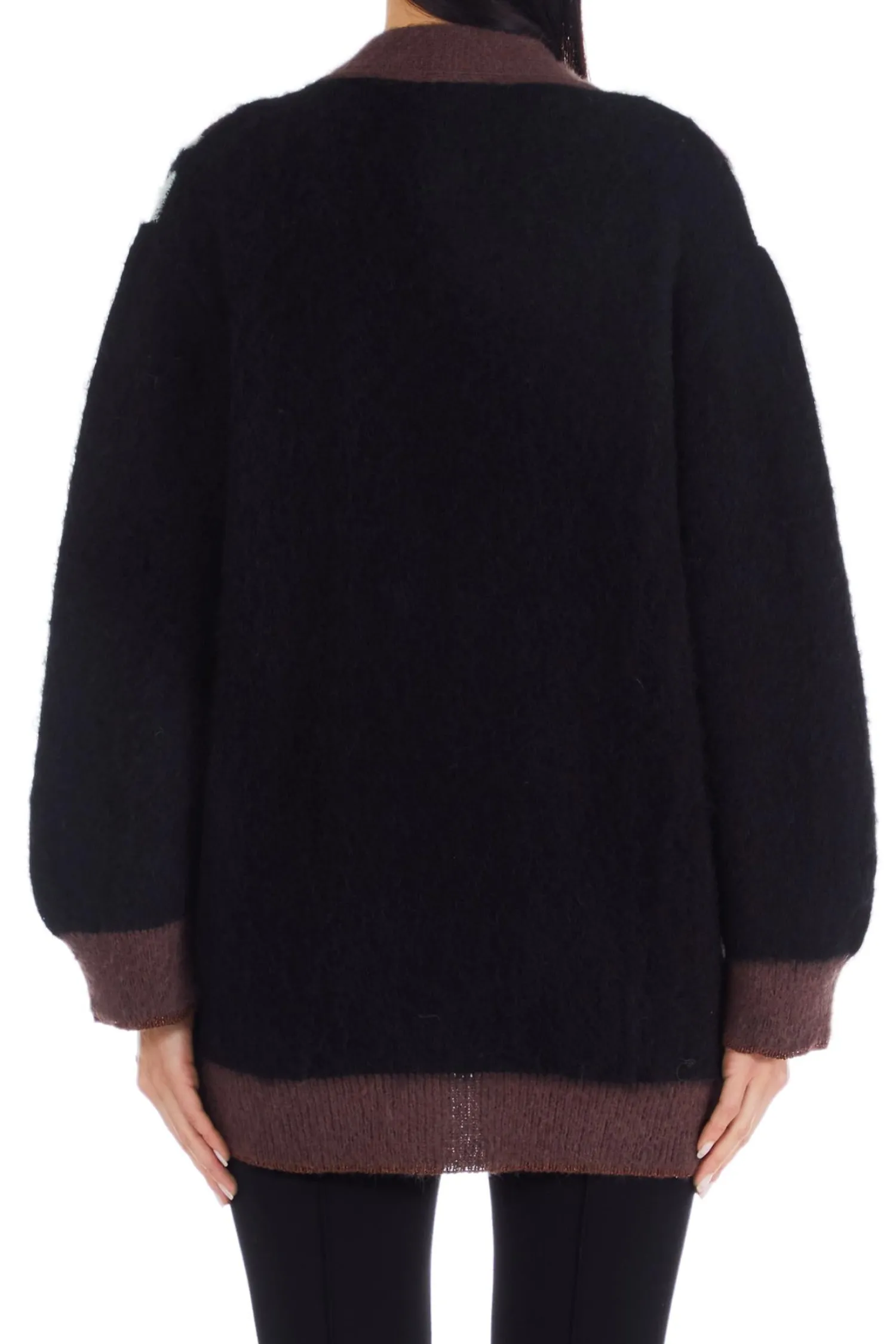 Sale Maglia Cardigan con Fantasia / Donna Maglieria
